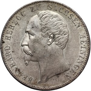 Germany, Sachsen-Meiningen, Berhnard II, Thaler 1866