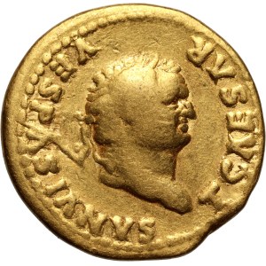 Roman Empire, Titus as Caesar 70-79, Aureus, Rome