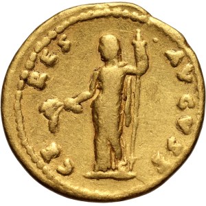 Roman Empire, Titus as Caesar 70-79, Aureus, Rome