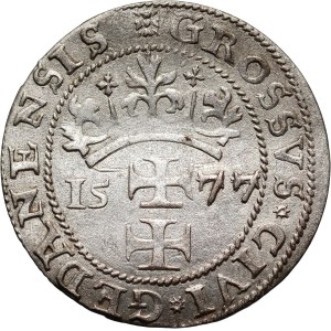 Stefan Batory, grosz oblężniczy 1577, Gdańsk