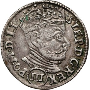 Stefan Batory, trojak 1580, Vilnius