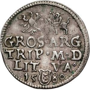 Stefan Batory, trojak 1580, Vilnius