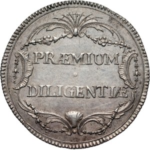 Switzerland, Vaud, silver medal from 18th-century, Reward for diligence