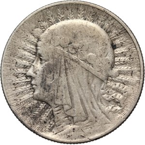 II RP, 5 zloty 1932, Varsovie, Tête de femme