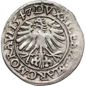 Silesia, Ferdinand I, penny 1547, Wroclaw.