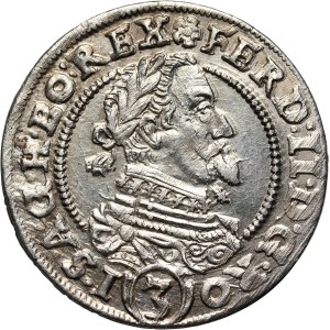 Silesia, Ferdinand II, 3 krajcary 1630 PH, Wrocław
