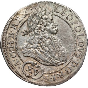 Śląsk, Leopold I, 15 krajcarów 1694 MMW, Wrocław