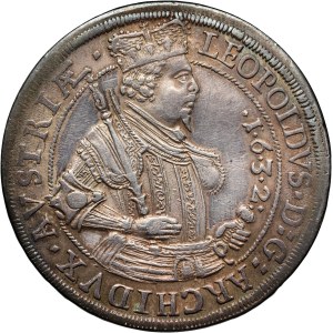 Austria, Tirol, Leopold V, Thaler 1632, Hall
