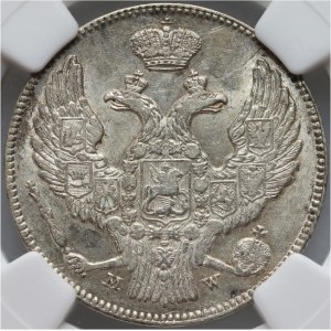 Russian partition, Nicholas I, 30 kopecks = 2 zlotys 1839 MW, Warsaw