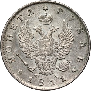 Russland, Alexander I., Rubel 1811 СПБ ФГ, St. Petersburg