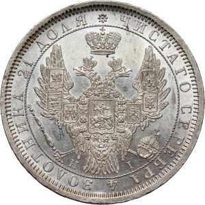 Russia, Nicolas I, Rouble 1854 СПБ HI, St. Petersburg