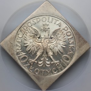 II RP, 10 zloty 1933, Romuald Traugutt, PRÓBA, clipa