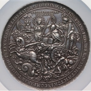 Sweden, medal from 1634, Death of Gustav Adolf