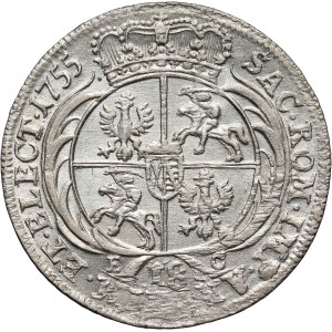 August III, ort 1755 EC, Leipzig