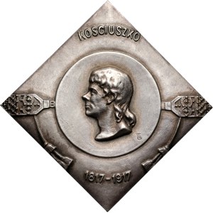 20th century, 1917 medal, 100th anniversary of Tadeusz Kosciuszko's death