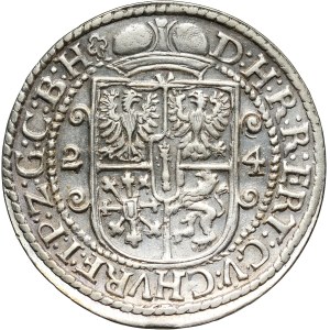 Prusy Książęce, Jerzy Wilhelm, ort 1624, Królewiec