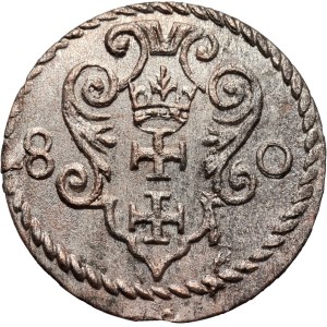 Stefan Batory, denarius 1580, Gdansk