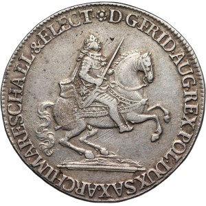 August III., Vikarischer Halbtaler 1741, Dresden