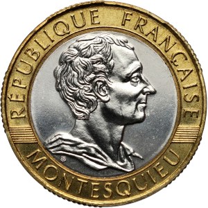 France, 10 francs 1989, Montesquieu