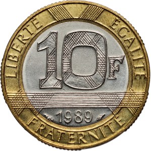 France, 10 francs 1989, Montesquieu