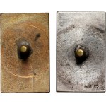 II RP, set of small plaques with Jozef Pilsudski (2 pieces).