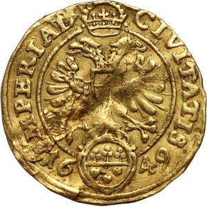 Germany, Lubeck, Ducat 1649