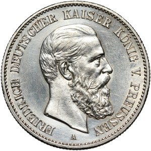 Germany, Prussia, Frederick III, 2 Mark 1888 A, Berlin