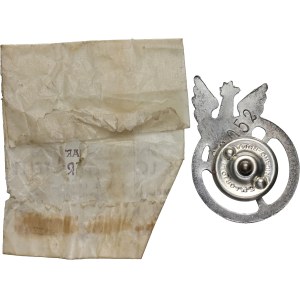 PSZnZ, Exemplary Driver Badge approved by order of the Commander of the 2nd Corps in March 1946.