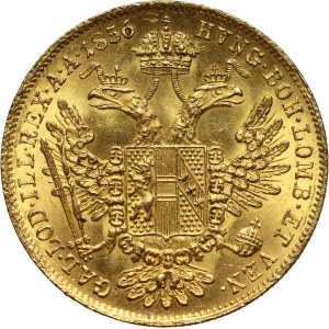 Austria, Francis Joseph I, Ducat 1856 E, Karlsburg