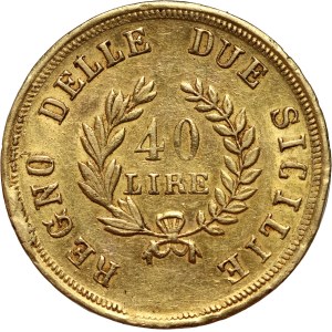 Italy, Naples and Sicily, Joachim Murat, 40 Lire, 1813