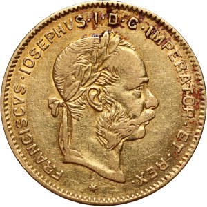 Austria, Franz Joseph I, 4 Florins = 10 Francs 1872, Vienna