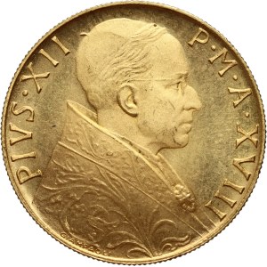 Vatikan, Pius XII., 100 Lire 1956