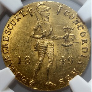 Russia, Nicholas I, Netherlands Ducat 1849, St. Petersburg