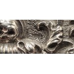 GIUSEPPE GIOVARA Italian silver inkwell with dedication to Alessandro Riberi