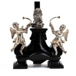 ANTONIO RUSSO Solid silver crucifix and wood