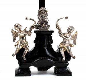 ANTONIO RUSSO Solid silver crucifix and wood