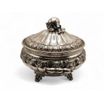 Italian solid silver tureen with underplate
