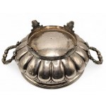 Italian solid silver tureen with underplate