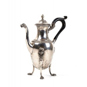 Italian solid silver coffee pot