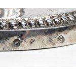 ANTONIO CAPPELLETTI A pair of italian solid silver candelsticks