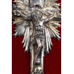 Italian solid silver crucifix