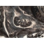 Italian solid silver plaque depicting the Virgin and the Child
