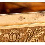 French gold snuff box