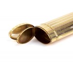 Gold and diamond snuff box with watch
