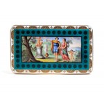 Gold and enamel snuff box