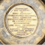 Russische silberne Schnupftabakdose mit Medaille zur Erinnerung an die Unterzeichnung des Vertrags von Nystad im Jahr 1721