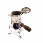 Französische Kaffeekanne aus massivem Silber