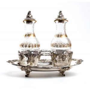 Französisch massivem Silber cruet