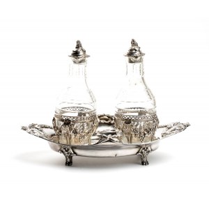 GUILLAME-CLAUDE HANNIER French solid silver cruet