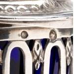 French solid silver mustard pot